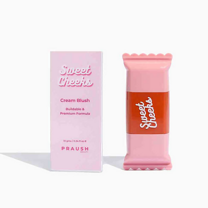 Praush Beauty Sweet Cheeks Liquid Blush - Coral Crunchy