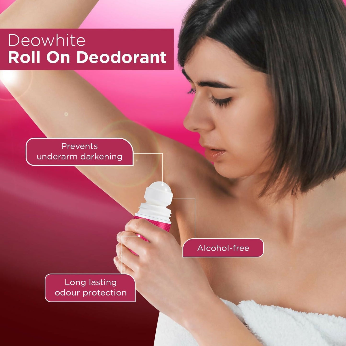 Bella Vita Deo White Natural Underarm Roll On Deodorant for Women