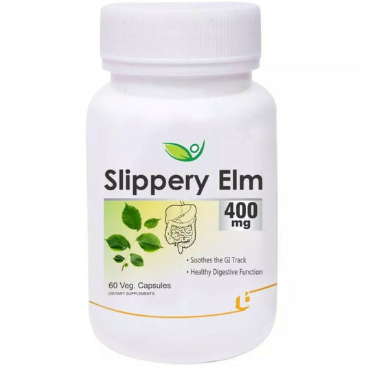 Buy Biotrex Slippery Elm 400mg Veg Capsules from DrMediCart, Ship from India to USA