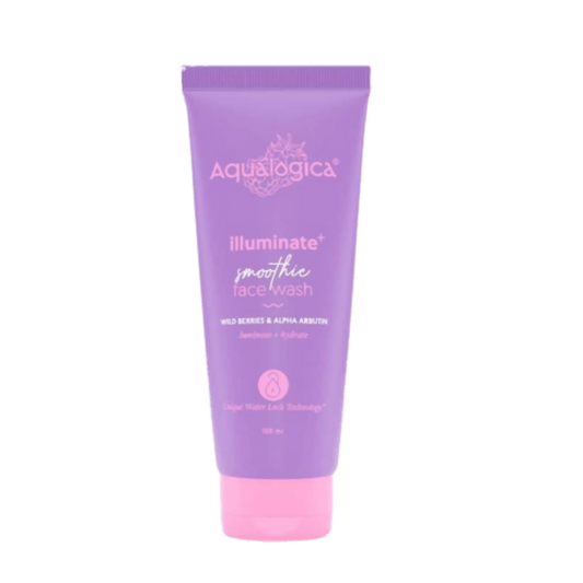 Aqualogica Illuminate+ Smoothie Face Wash With Wild Berries & Alpha Arbutin