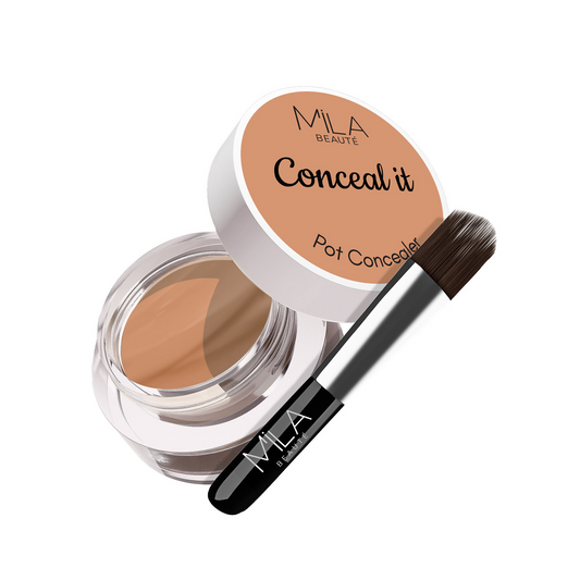 Mila Beaute Conceal It Pot Concealer Creamy Matte Finish with SPF 15 - Rose Beige