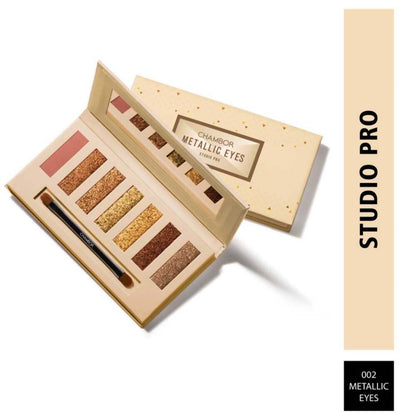 Buy Chambor Studio Pro Eye Shadow Palette Makeup   002 Metallic Eyes from DrMediCart, Ship from India to USA