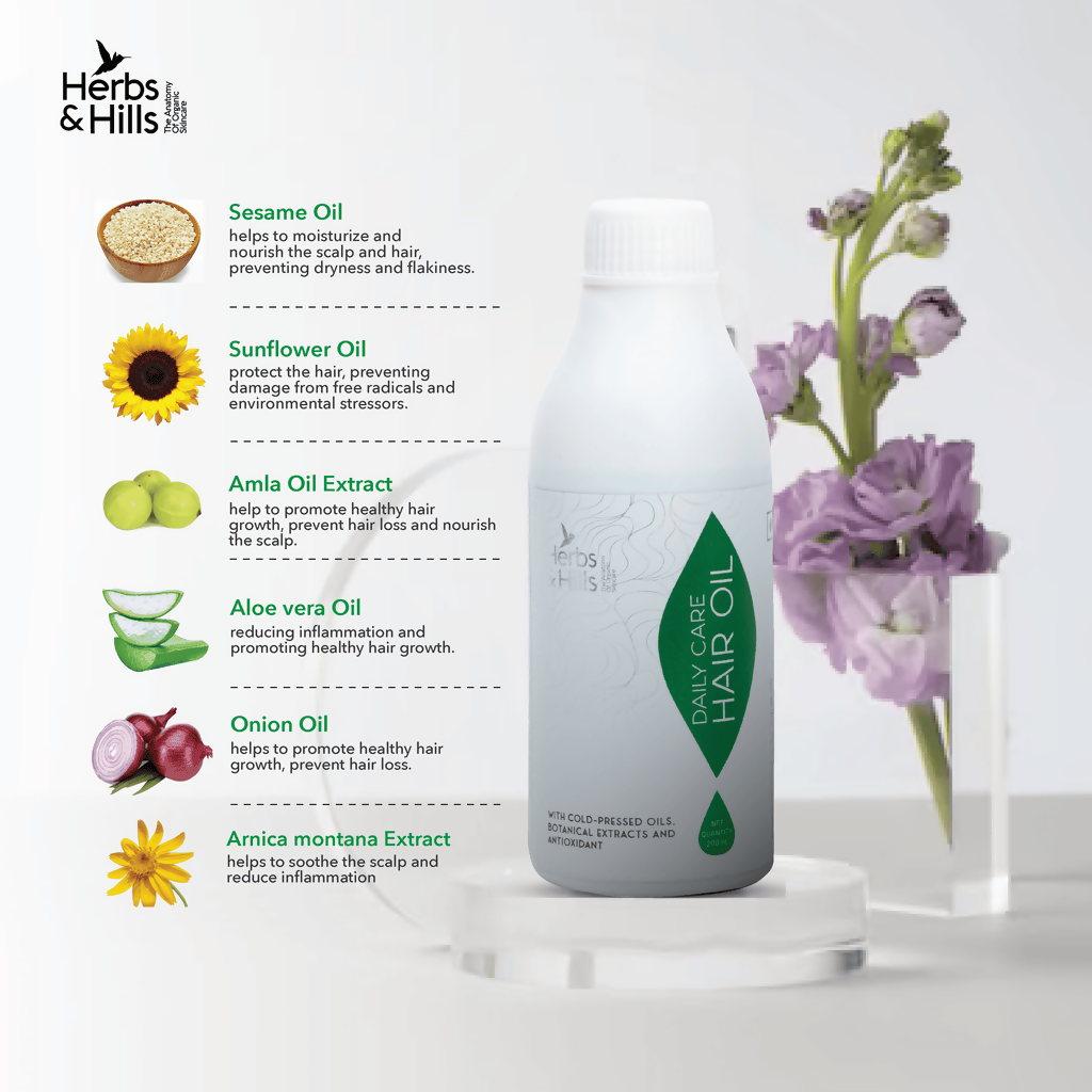 Herbs & Hills Daily Care Hair Oil