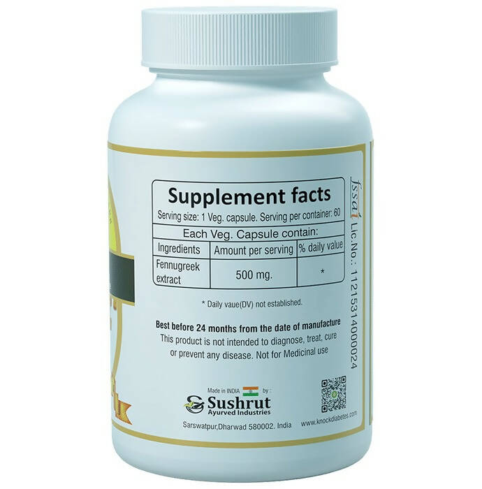 Sushrut Ayurved Good Health Fennugreek Veg Capsules