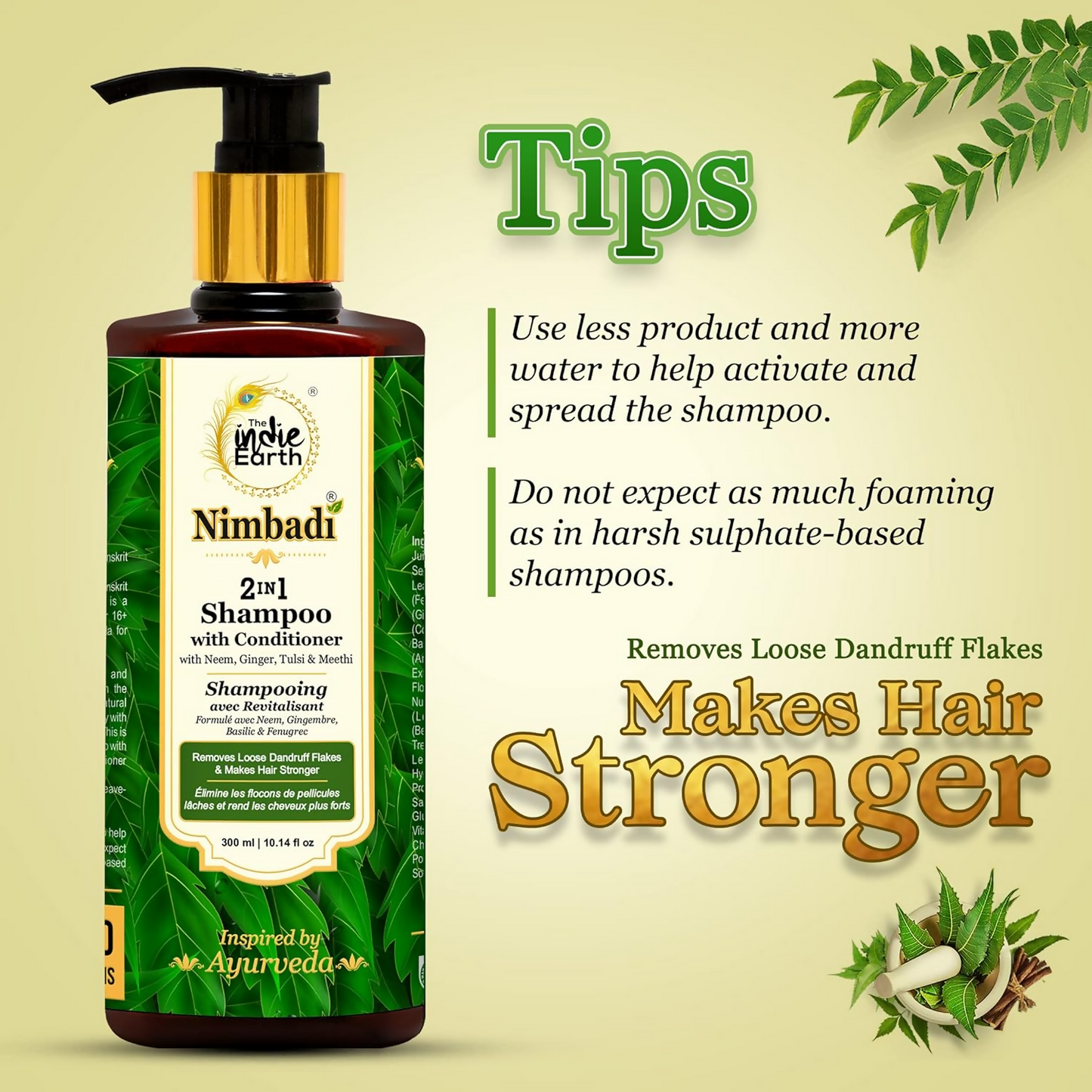 The Indie Earth Nimbadi 2-in-1 Shampoo with Conditioner for Healthy Hairs