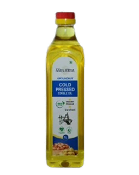 Buy Manjeera Groundnut Cold (Wood) Pressed Edible Oil from DrMediCart, Ship from India to USA