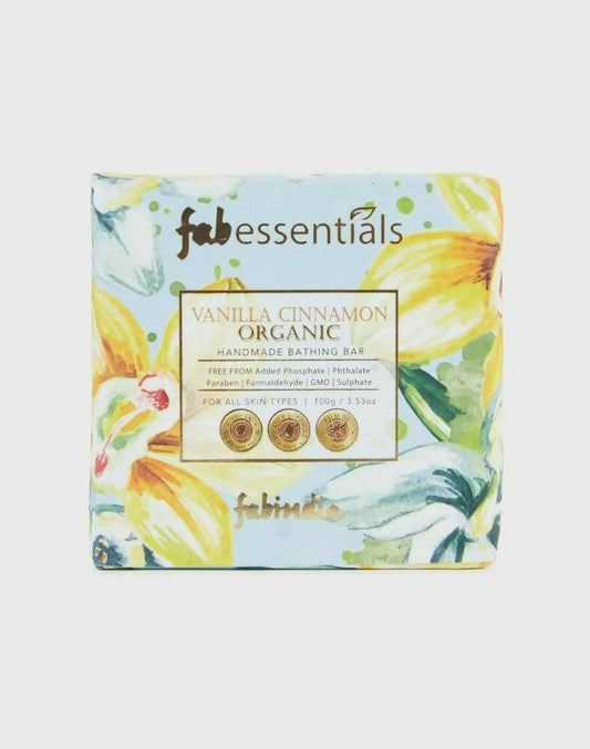 Buy Fabessentials Vanilla Cinnamon Handmade Bathing Bar from DrMediCart, Ship from India to USA