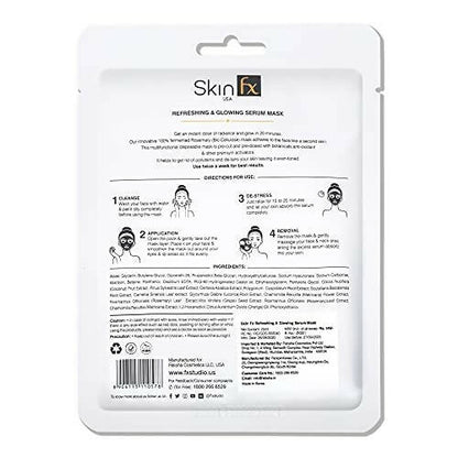 Skin Fx Refreshing & Glowing Serum Mask for Men