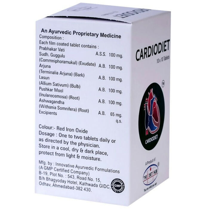 The Diet Hub Cardiodiet Tablets