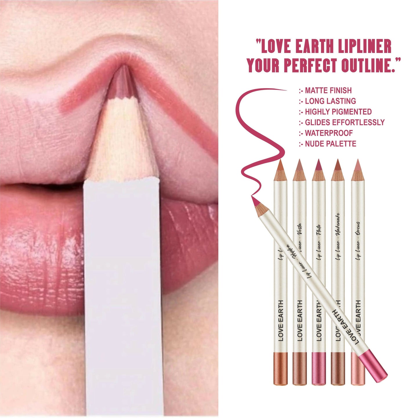Love Earth Lip Liner – Everyday Nudes