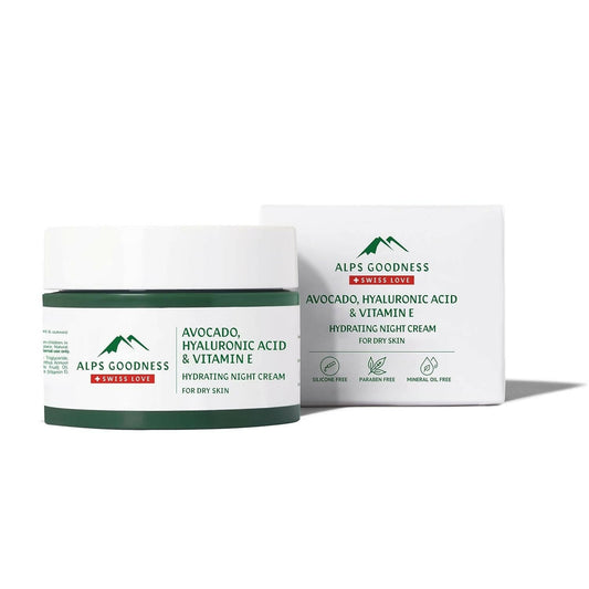 Buy Alps Goodness Avocado, Hyaluronic Acid & Vitamin E Hydrating Night Cream from DrMediCart, Ship from India to USA