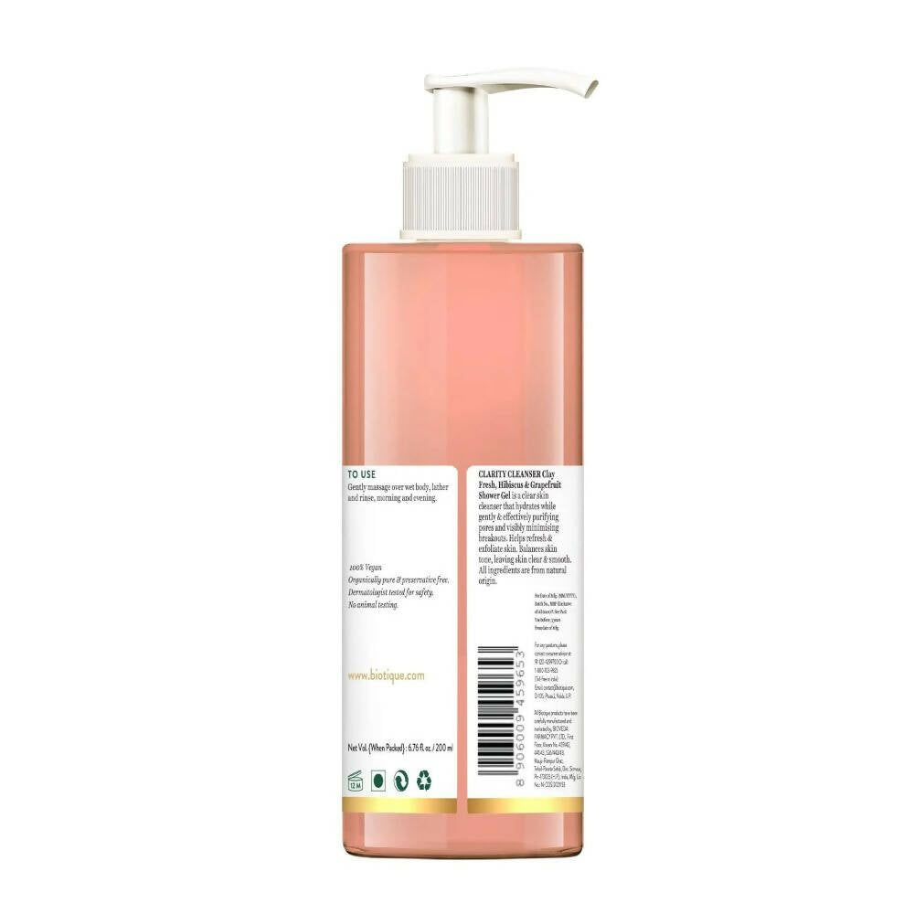 biotique clarity cleanser shower gel buy in usa