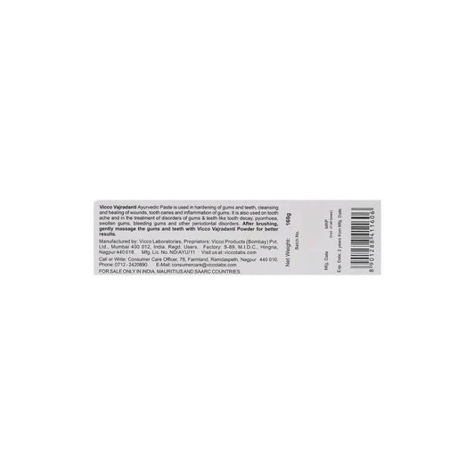 Buy Vicco Vajradanti For Gums & Teeth Dalchini from DrMediCart, Ship from India to USA