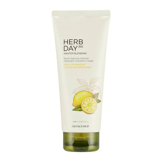 Buy The Face Shop Herb Day 365 Master Blending Foaming Cleanser-Aloe & Green Tea from DrMediCart, Ship from India to USA