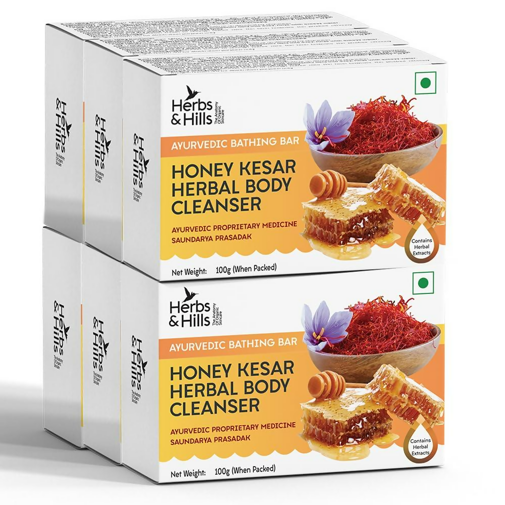 Herbs & Hills Honey Kesar Herbal Body Cleanser