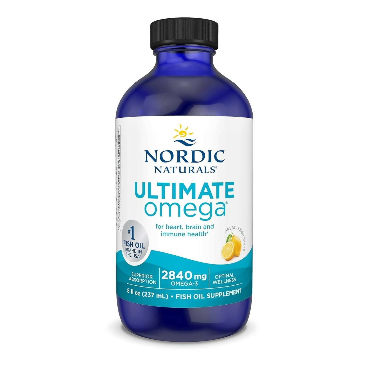 Nordic Naturals Ultimate Omega 3 Fish Oil Liquid - Lemon Flavor