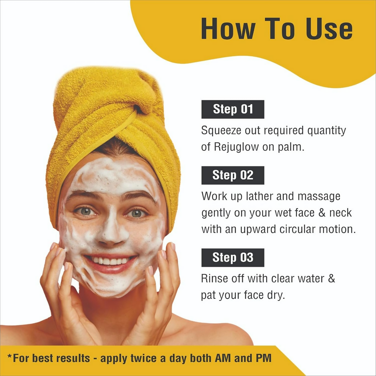 Rejuglow Luxe Skin Brightening & Rejuvenating Face Wash