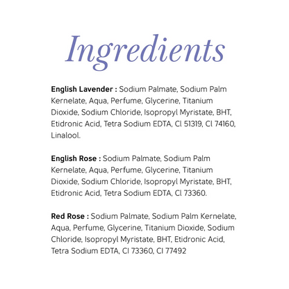 Yardley London English Lavender, English Rose, Royal Red Roses Luxury Soap for Women