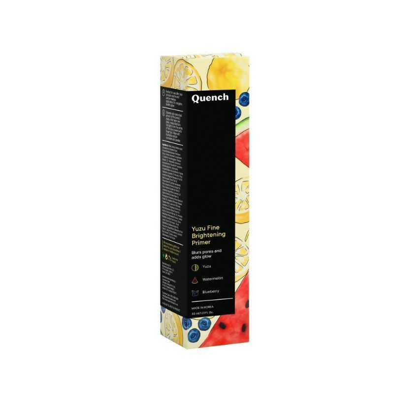 Quench Vitamin C Brightening Primer with Yuzu Extracts & Hydrates & Brightens Skin