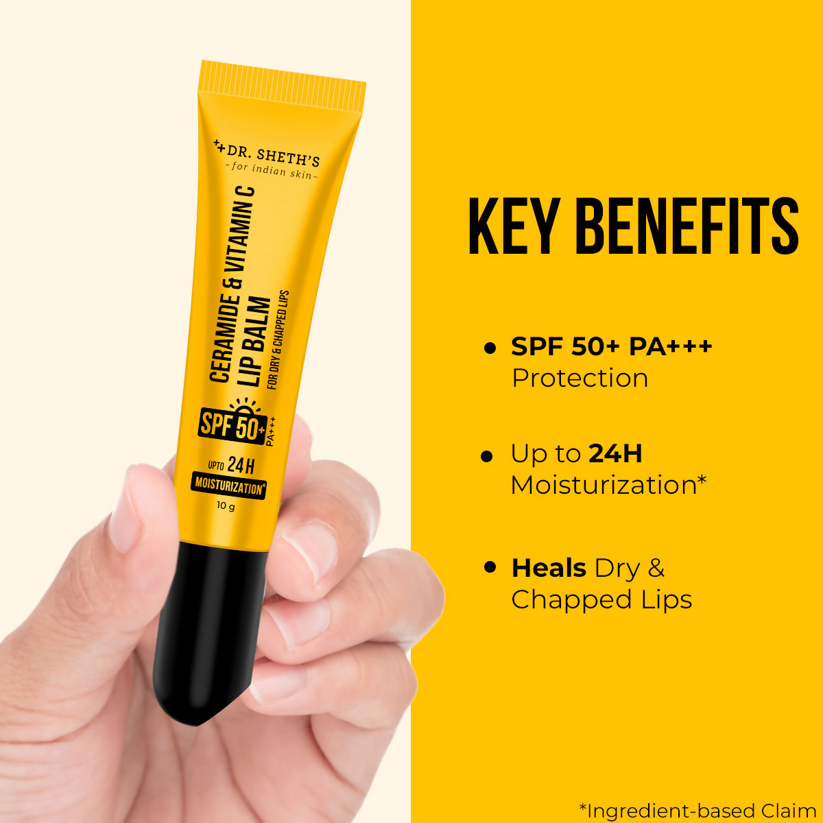 Dr. Sheth's Ceramide & Vitamin C Lip Balm 24H Moisturization