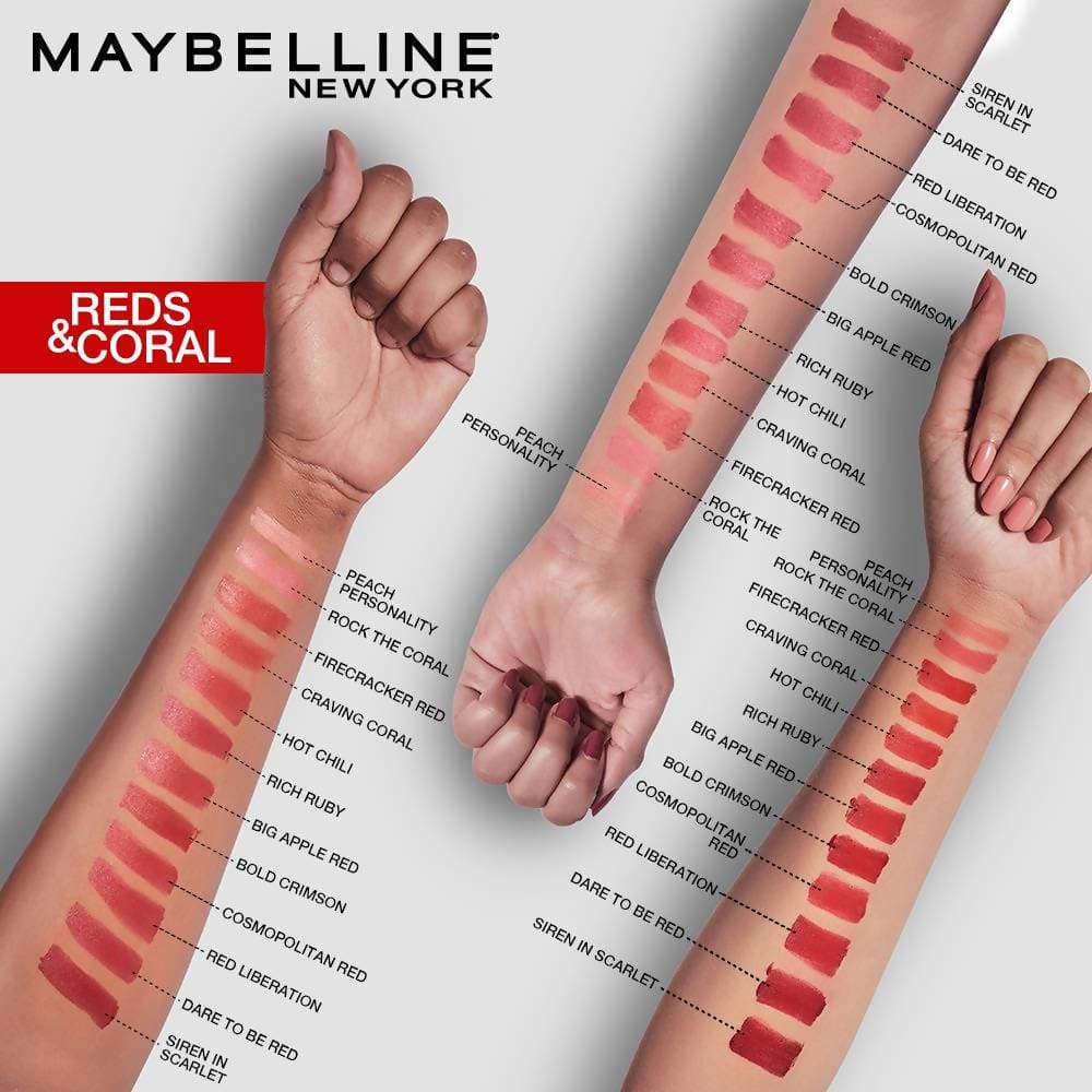 Maybelline New York Color Sensational Creamy Matte Lipstick / 647 Dare to be Red - DrMediCart