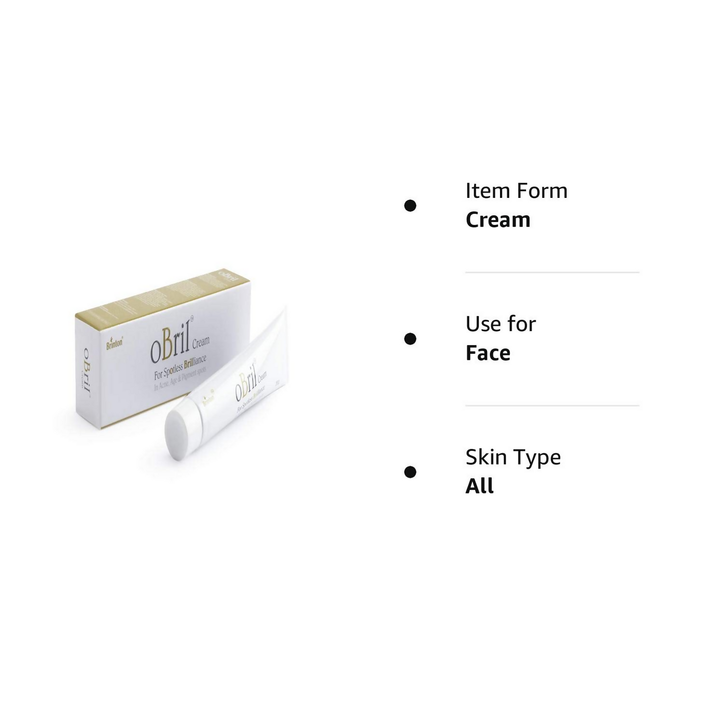 Brinton Obril Cream for Spotless Brilliance