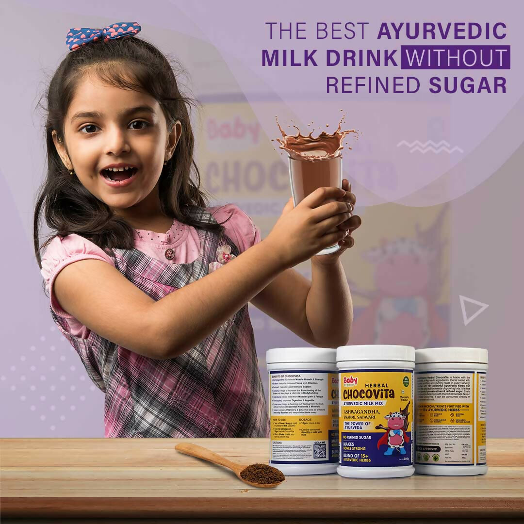 Babyorgano Herbal Chocovita Ayurvedic Milk Mix