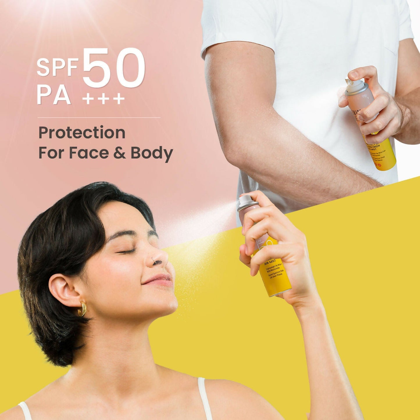 Swiss Beauty Protect Maxx Sunscreen Air Mist With SPF 50 PA+++
