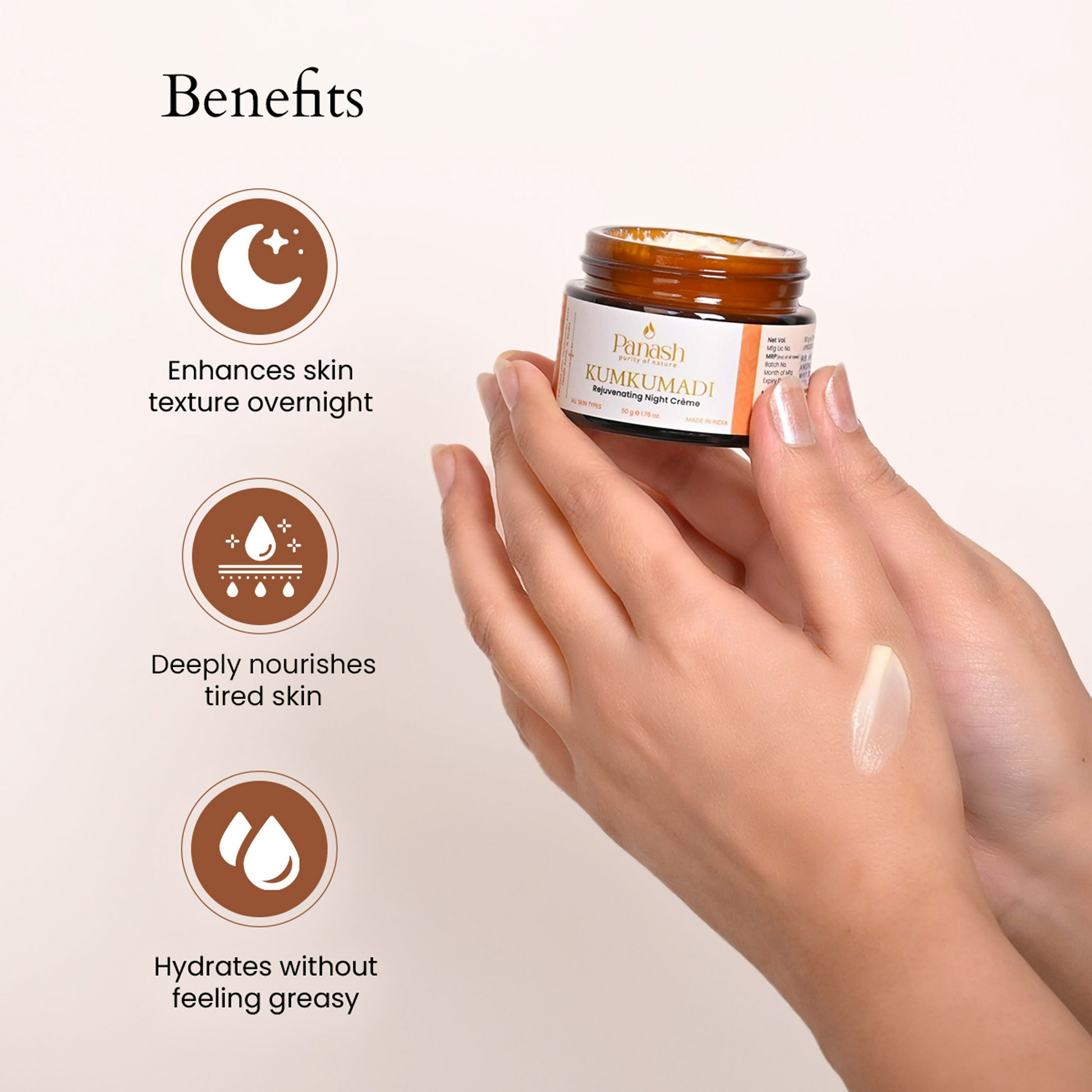 Panash Kumkumadi Reguvenating Night Creme