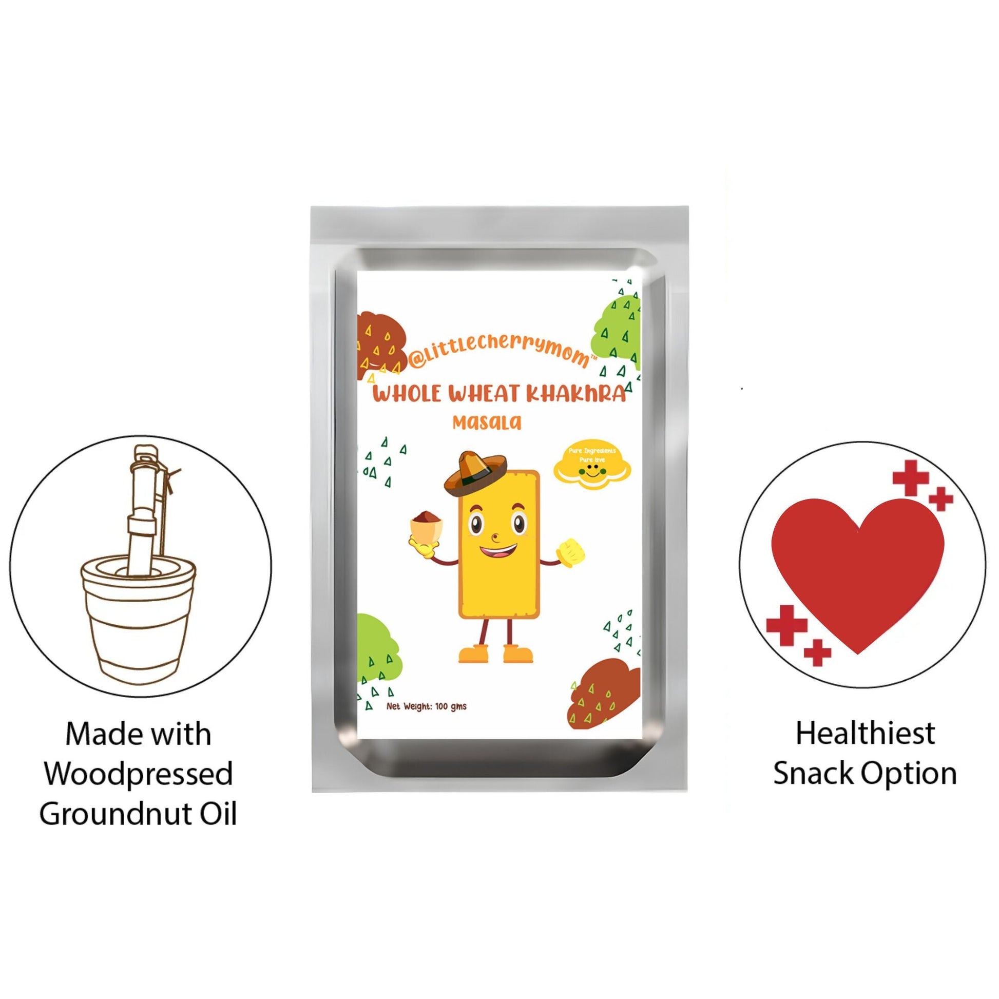Littlecherrymom Whole Wheat Khakhra – Masala
