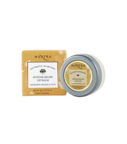 Mantra Herbal Intense Relief Lip Balm Mandarin Orange & Olive