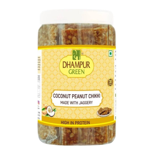 Dhampur Green Coconut Peanut Chikki