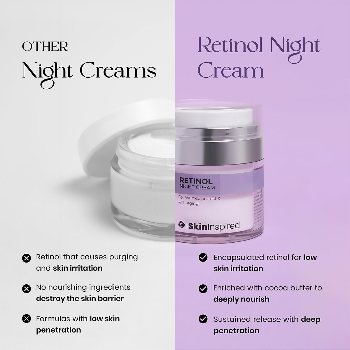 SkinInspired Retinol Night Cream