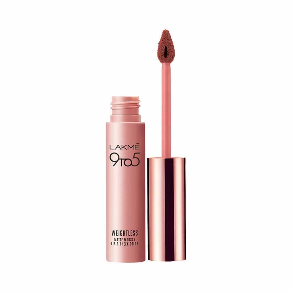 Lakme 9 To 5 Weightless Matte Mouse Lip & Cheek Color - Chocolate Mousse - DrMediCart