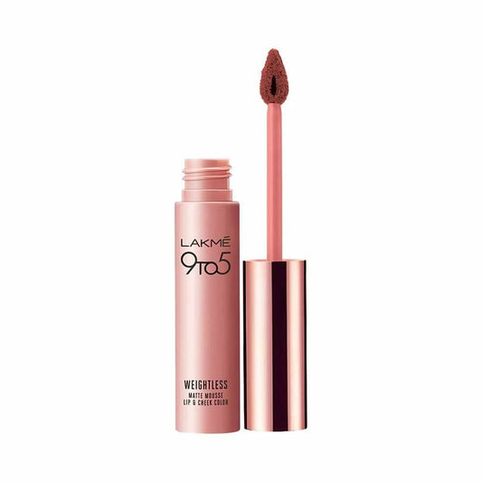Lakme 9 To 5 Weightless Matte Mouse Lip & Cheek Color - Chocolate Mousse - DrMediCart