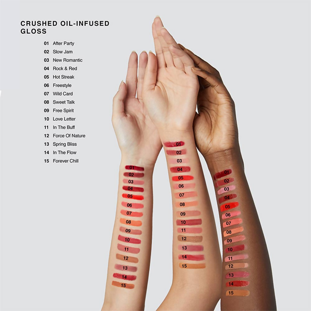 Bobbi Brown Crushed Oil Infused Gloss with Hyaluonic Acid, Vitamin C & E - New Romantic