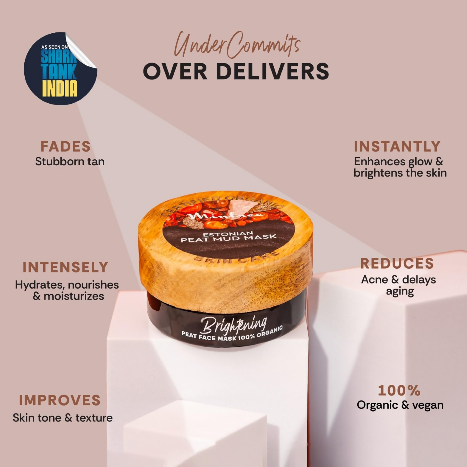 Mintree Certified Organic & Vegan Estonian Peat Mud Mask