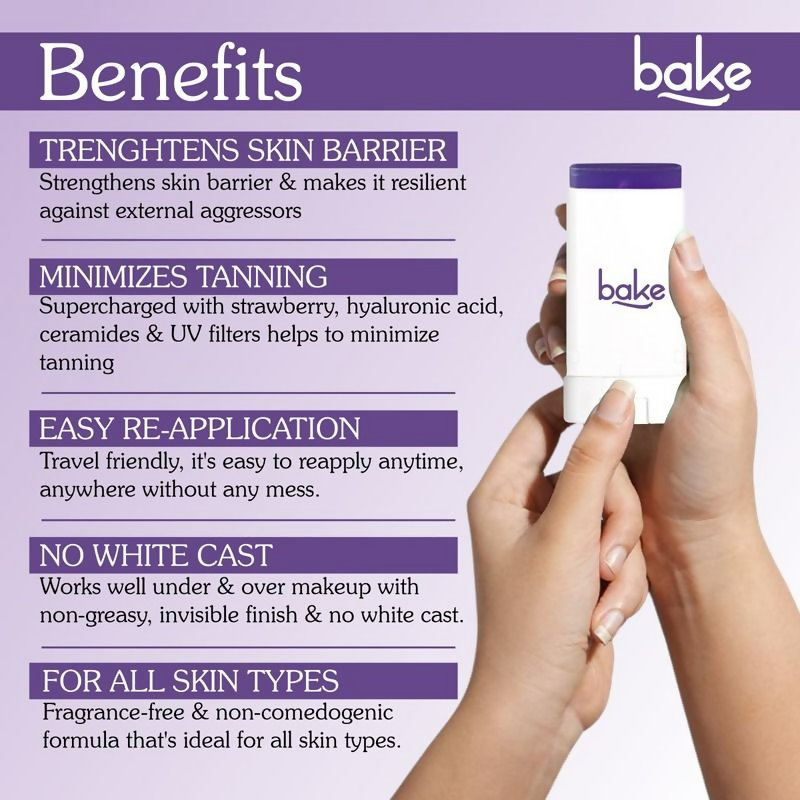 Bake De-Tan Sunscreen Stick Spf 70 Pa++++