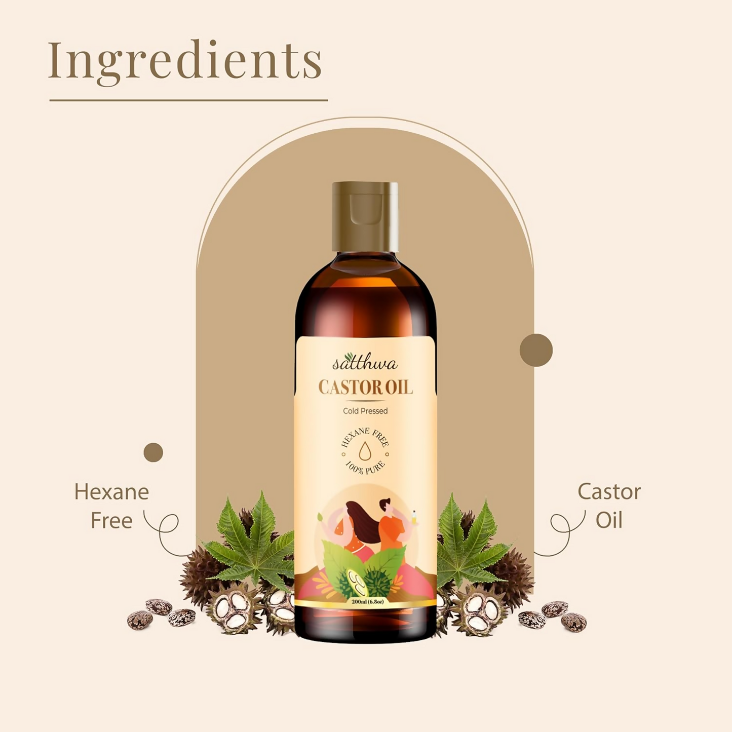 Satthwa Cold Pressed Castor Oil