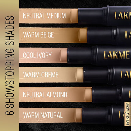Lakme Facelift Foundation Stick - Warm Natural - Drmedicart