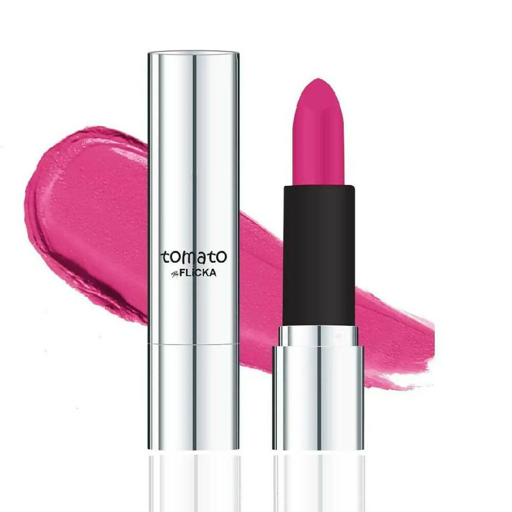 Flicka Tomato Pink Matte Finish Lipstick Shade 19