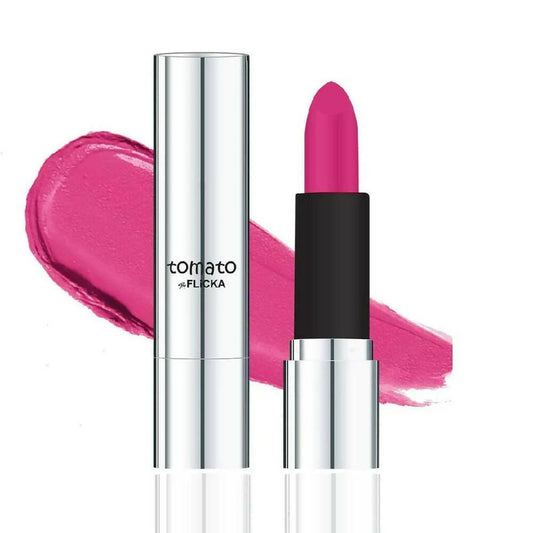 Flicka Tomato Pink Matte Finish Lipstick Shade 19