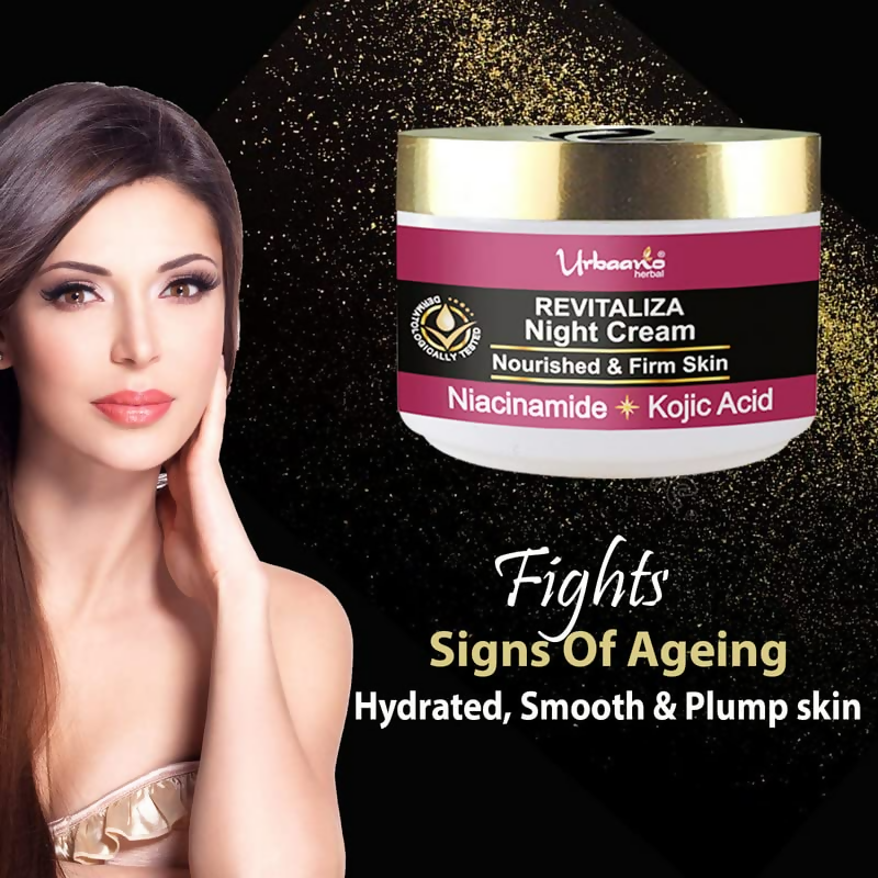 Urbaano Herbal Revitaliza Kojic Acid Night Cream
