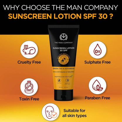 The Man Company Sunscreen Lotion SPF 30 - Drmedicart