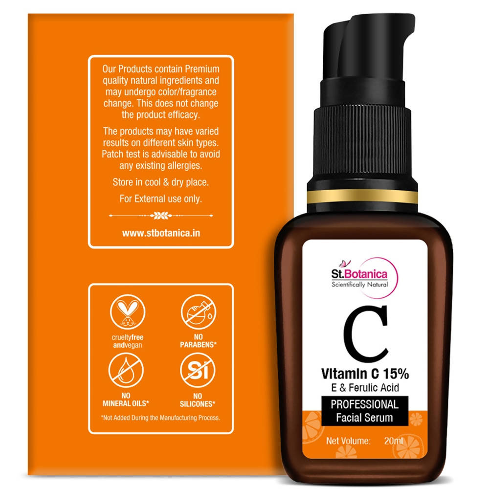 St.Botanica Vitamin C 15% E & Ferulic Acid Professional Facial Serum