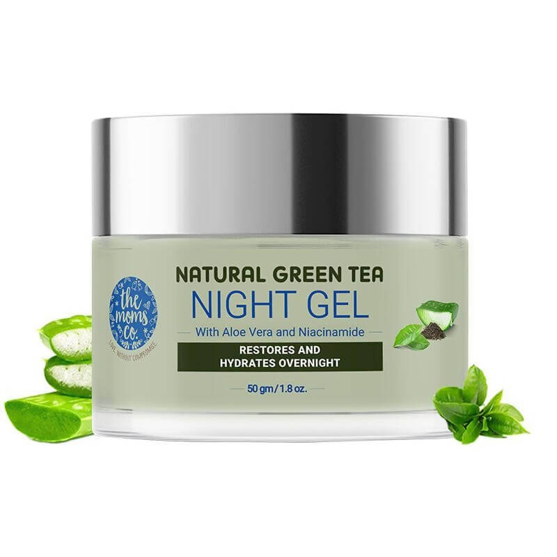 The Moms Co Natural Green Tea Night Gel - Drmedicart