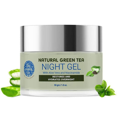 The Moms Co Natural Green Tea Night Gel - Drmedicart