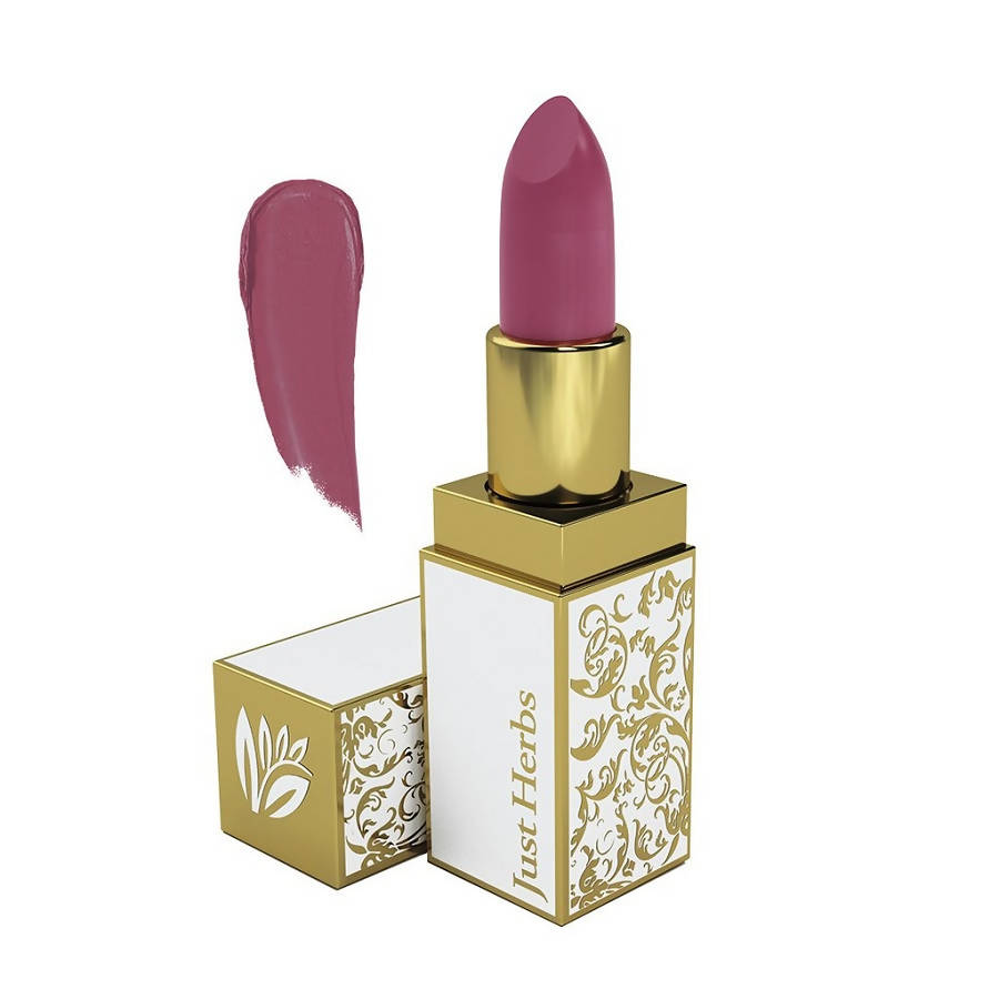 Just Herbs Herb Enriched Ayurvedic Lipstick (Swagata_15_Subtle_Tea_Rose_Pir) (4.2 Gm) - DrMediCart