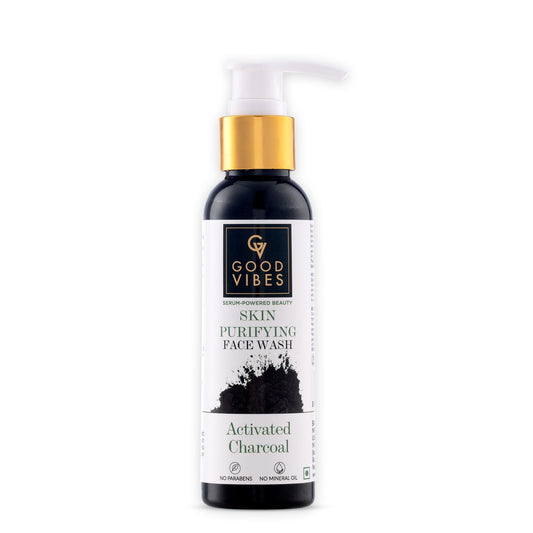 Good Vibes Activated Charcoal Deep Cleansing Face Wash - DrMediCart