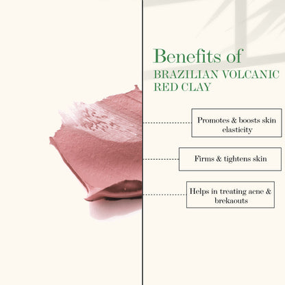 Good Vibes Brazilian Volcanic Red Clay Skin Purifying Face Mask